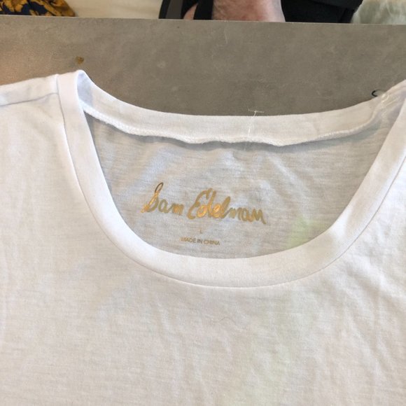 NWT Sam Edelman Cold Shoulder Tee. szL B9 - Picture 5 of 7